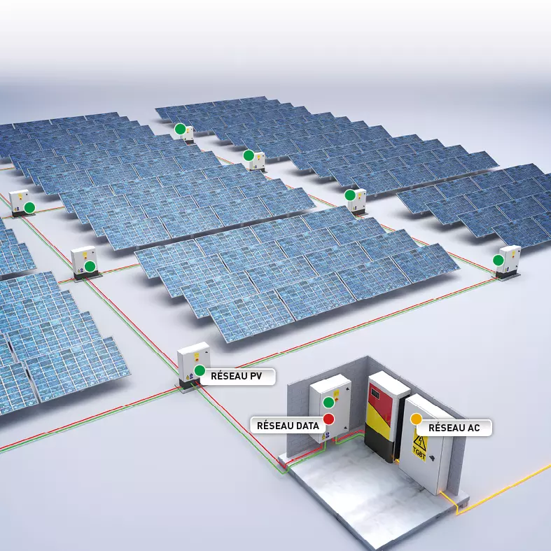 Parafoudre débrochable pour installation photovoltaïque