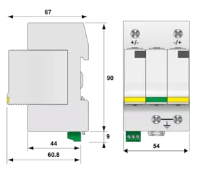 Disjoncteur Photovoltaique S803PV-SP50 - 5 KA 2CCF019617R0001 ABB