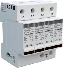 AC Surge Protector SPD I2R DIN-Rail 3 kA Surge Counter